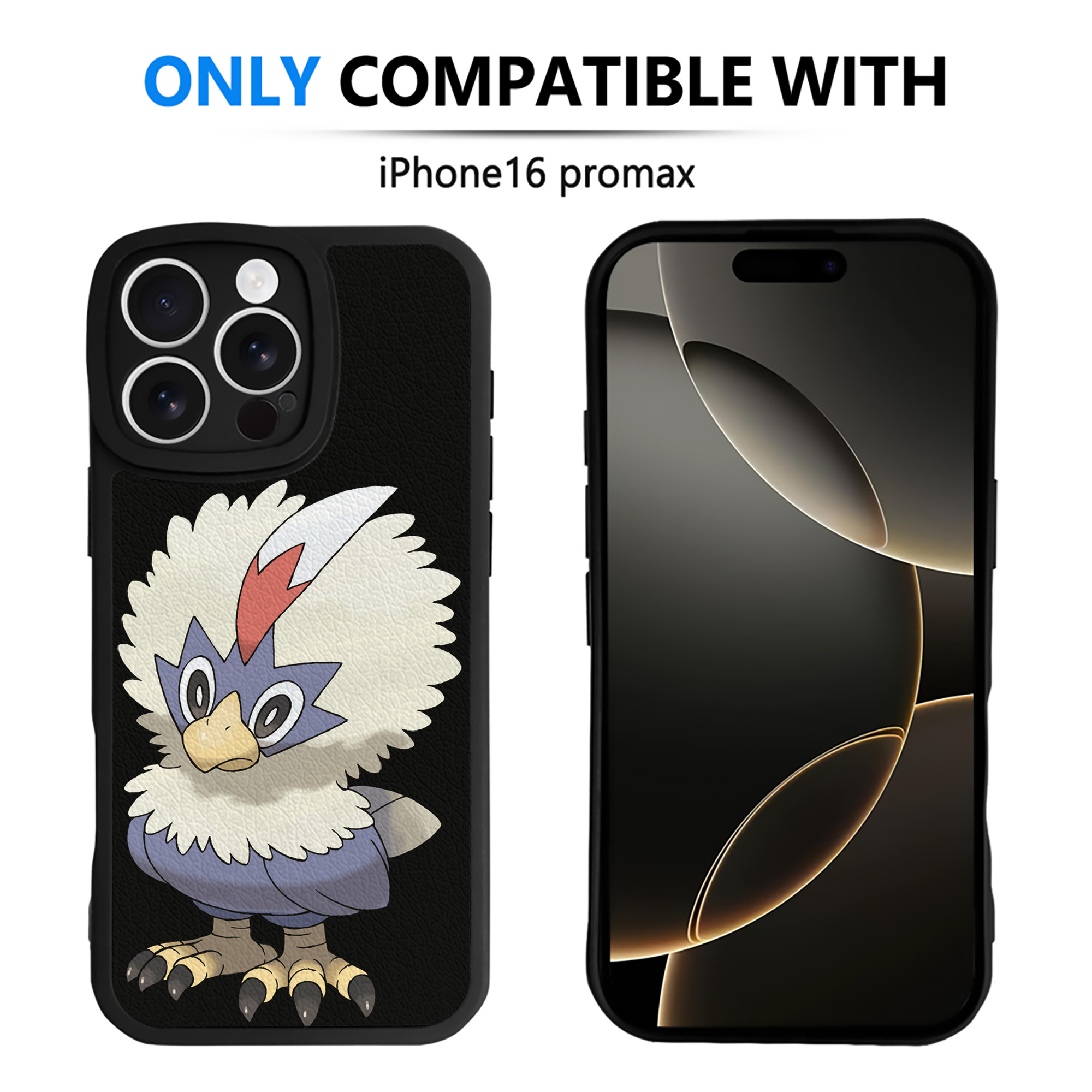 （画像用） ポケットモンスター Pokémon 【iPhone 16シリーズ対応】シリコンスマホケース（レザー調） 材質：シリコン
